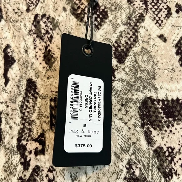 Rag + Bone poppy draped mini dress - Picture 3 of 8